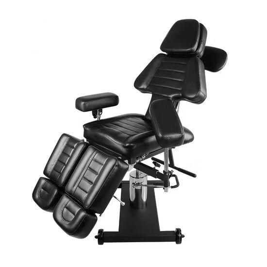 Black ArmChair Poltrona  Per Tattoo Regolabile