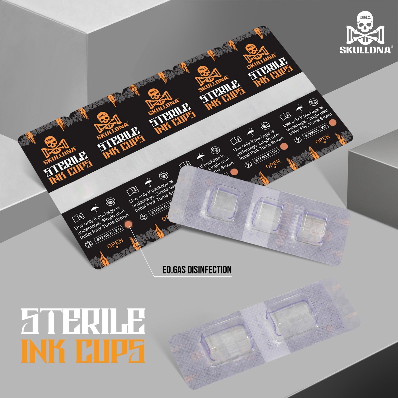 Skulldna Sterile Ink Cup tappini sterili