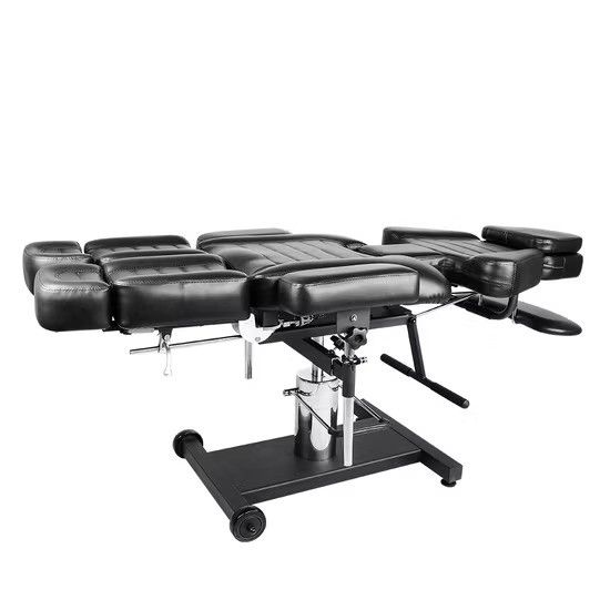 Black ArmChair Poltrona  Per Tattoo Regolabile