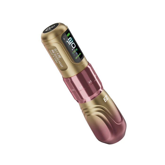 Ez P6 Duoble Motor Wireless Pen Pink/Champagne  X 2 Power Bolt