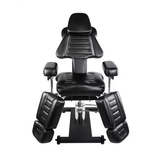 Black ArmChair Poltrona  Per Tattoo Regolabile