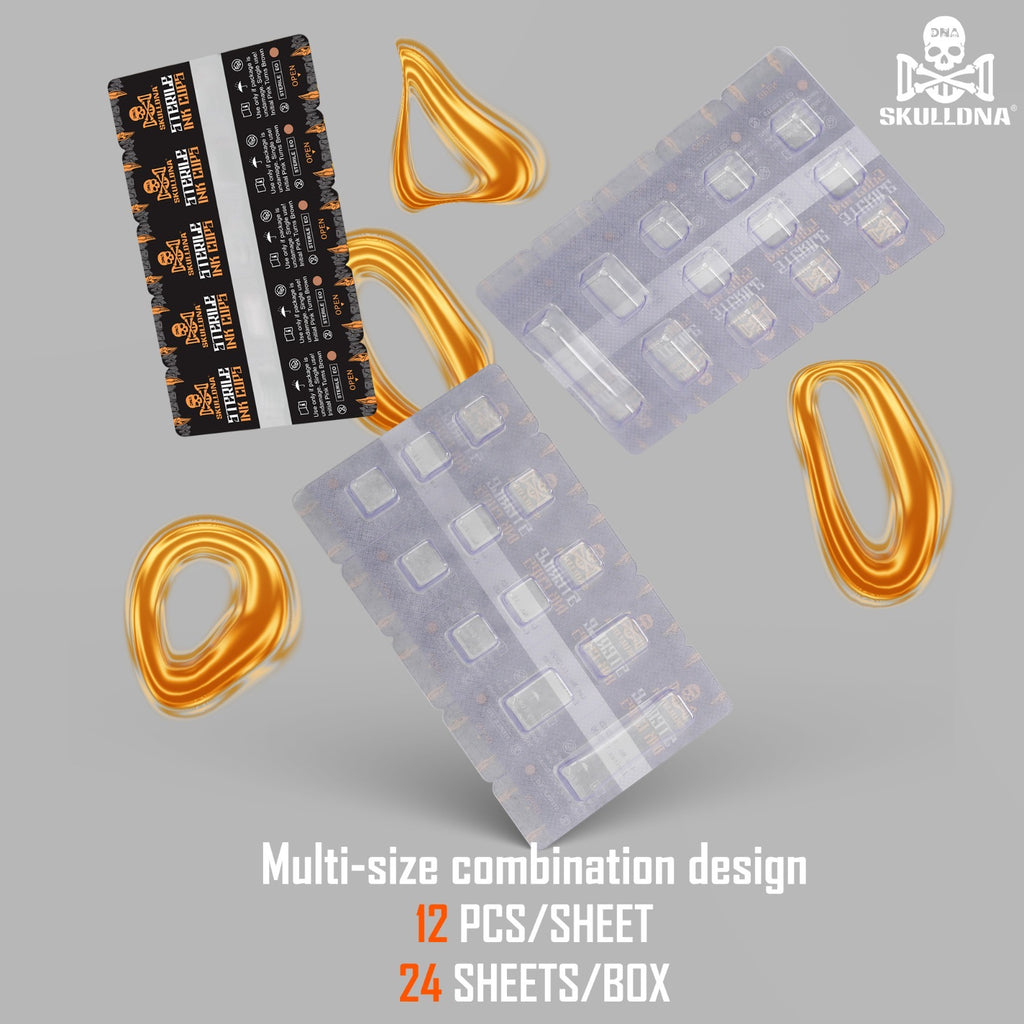 Skulldna Sterile Ink Cup tappini sterili