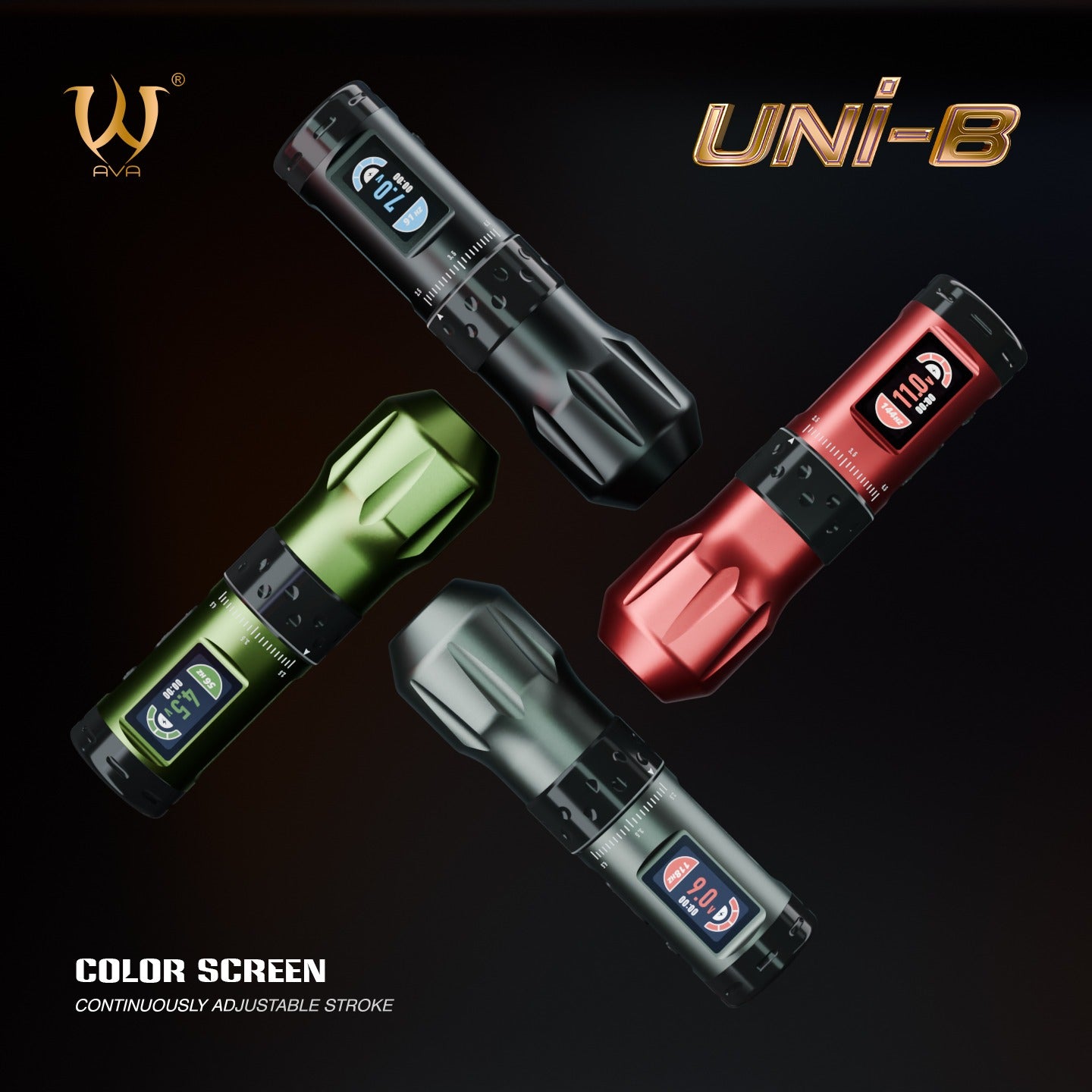 Ava Wireless Pen Stroke Regolabile UNi-B Gold