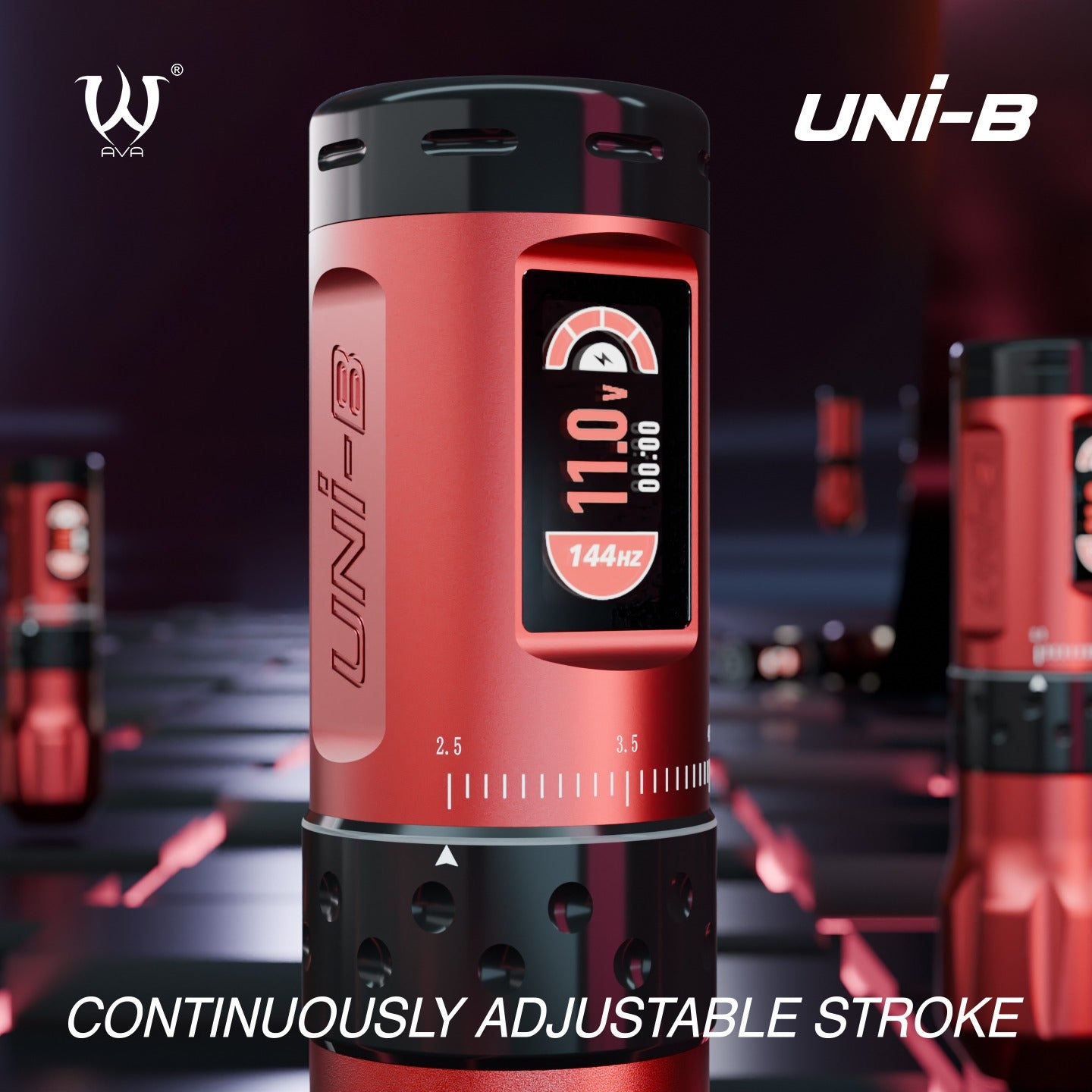 Ava Wireless Pen Stroke Regolabile UNi-B Grey