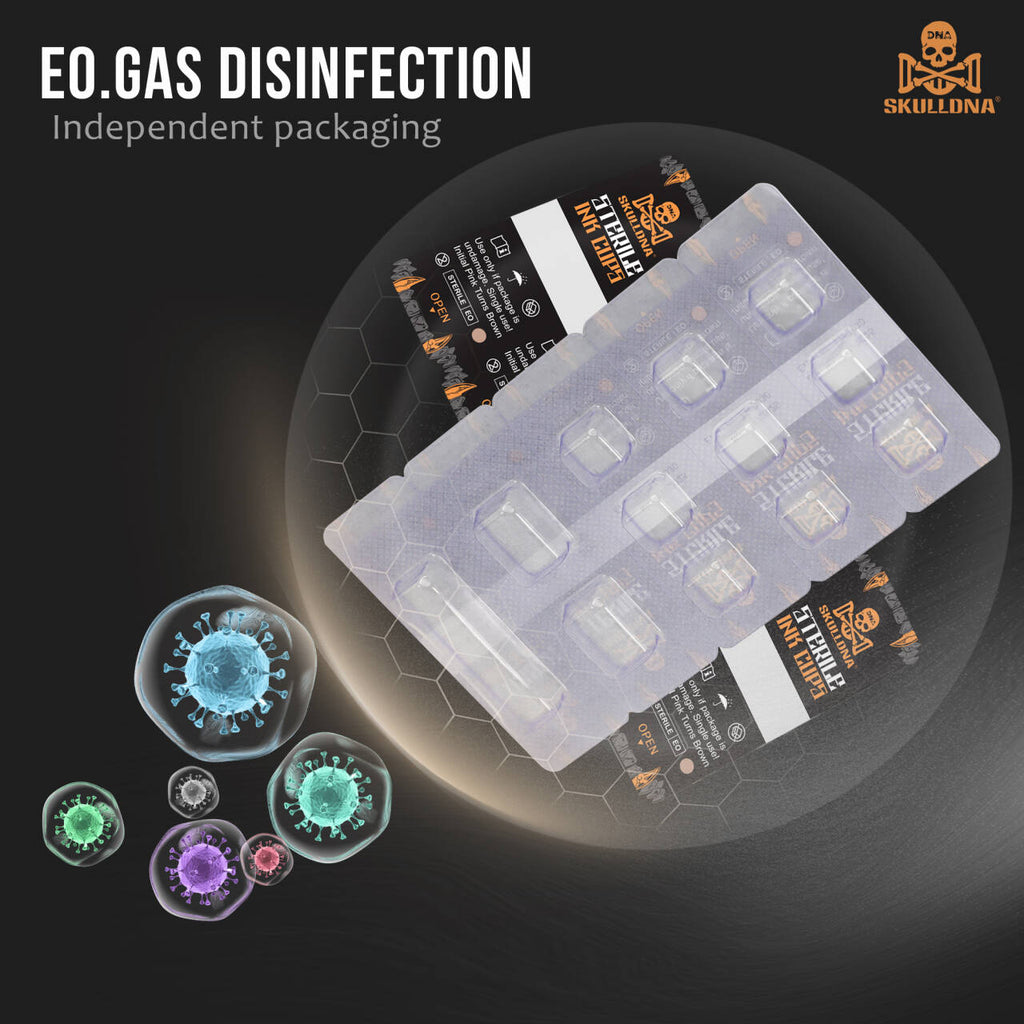 Skulldna Sterile Ink Cup tappini sterili