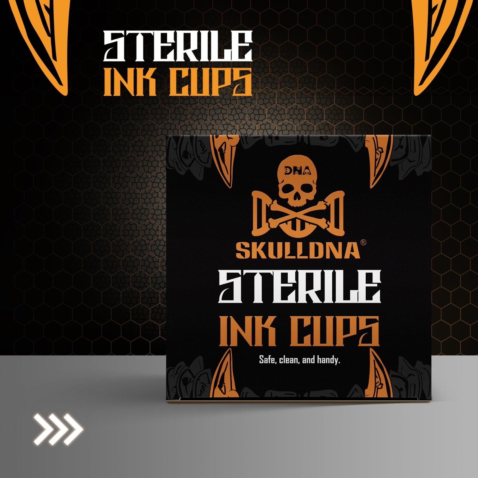 Skulldna Sterile Ink Cup tappini sterili