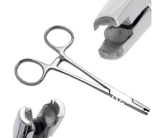 Pinze Per Piercing In Acciaio Mosquito Per Dermal