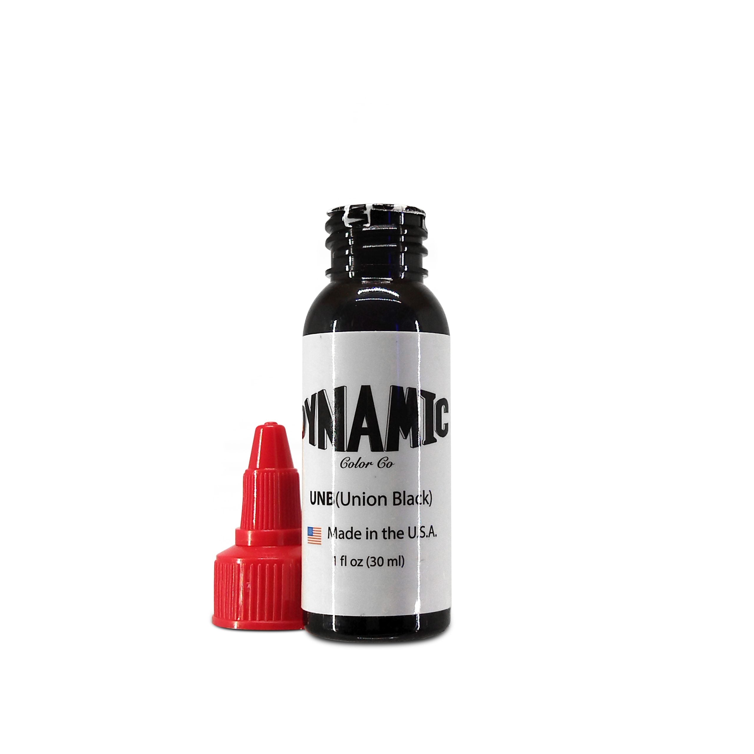 Dynamic Union Black Tattoo Ink — 1oz Bottle 30 ML