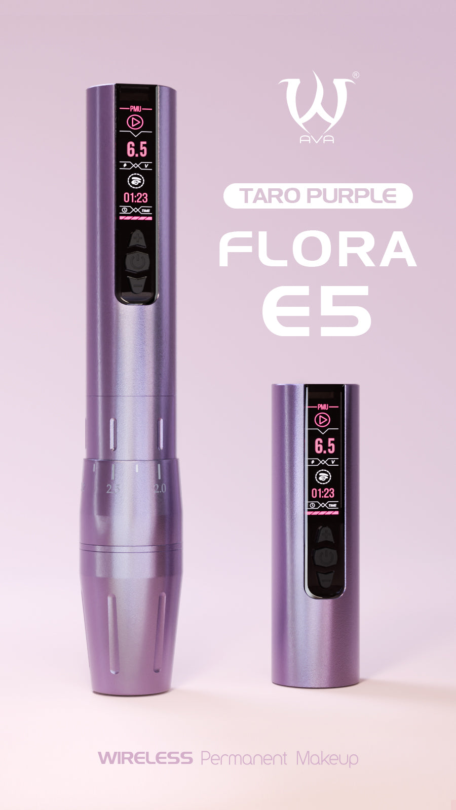 Ava E5 Pmu Wireless Pen Stroke Regolabile Purple x2 Batterie