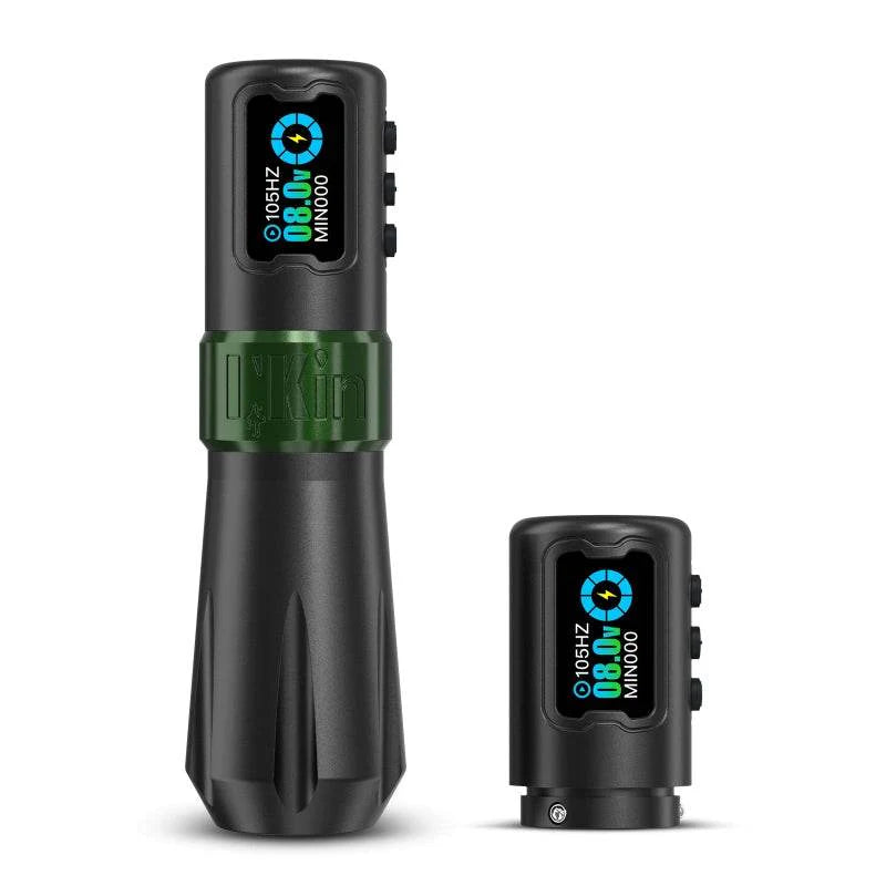 Inkin Rampage Wireless Pen Stroke 4 mm (2 batterie) Black+Green Ring