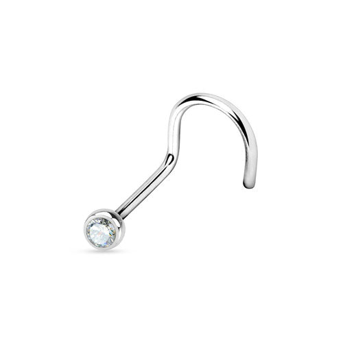 Piercing Naso Sterile 08 mm Acciaio 10 PZ