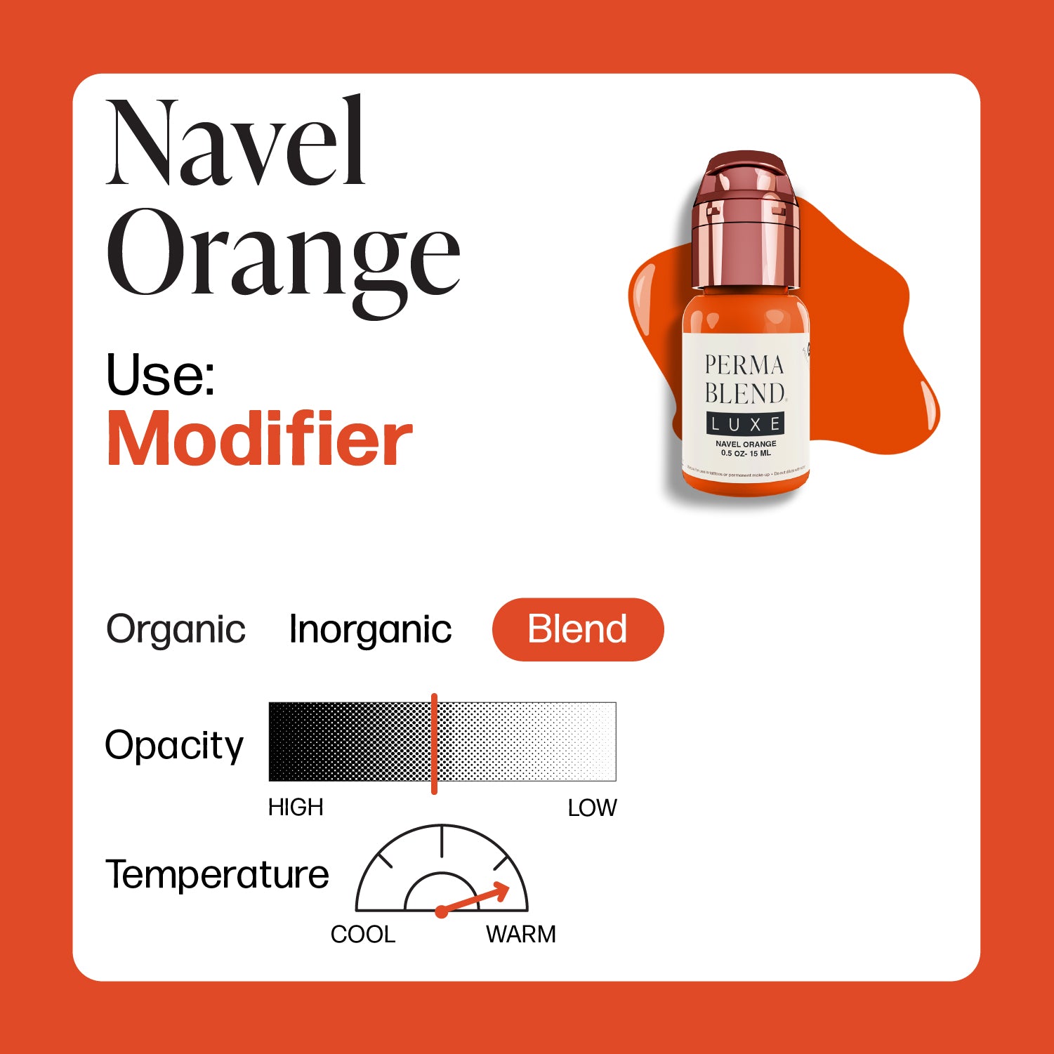 PMU Perma Blend Luxe - Navel orange 15ml
