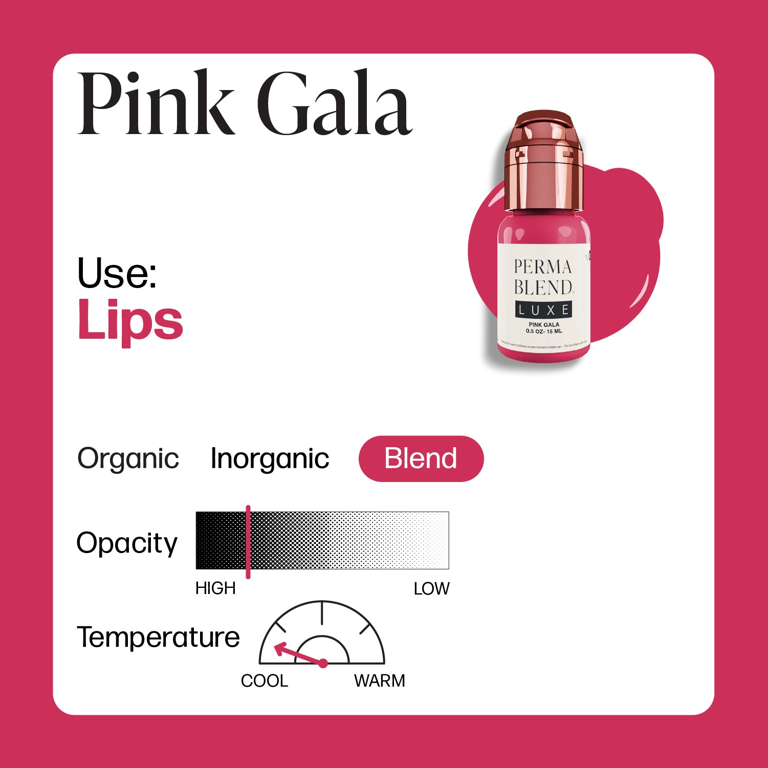 PMU Perma Blend Luxe - Pink Gala 15ml