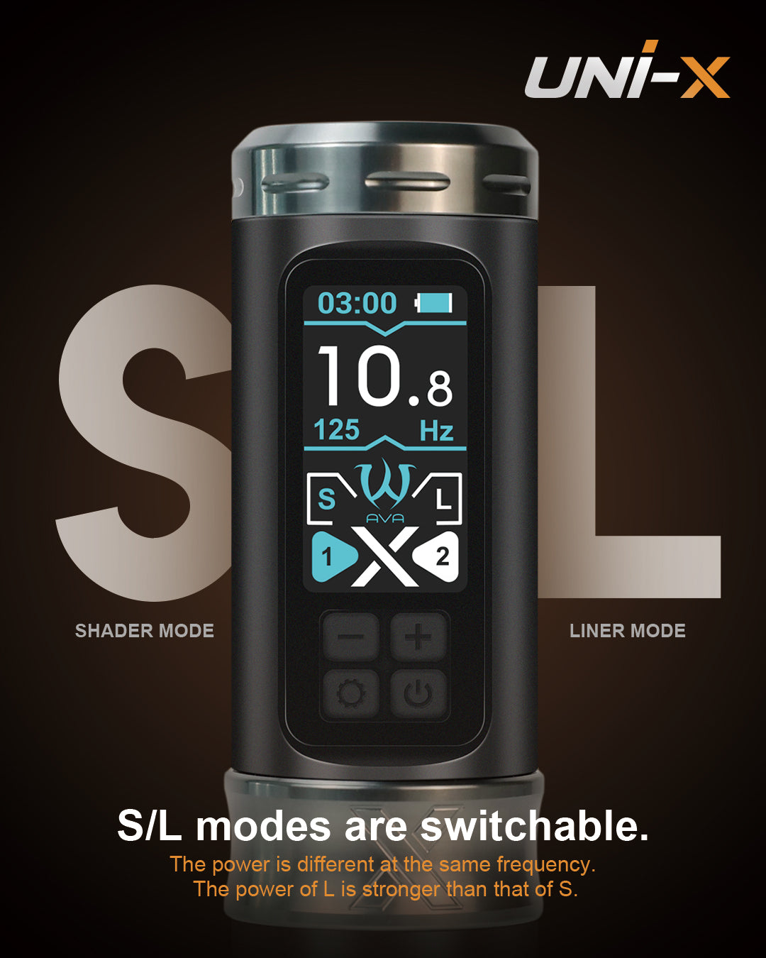 Ava Uni-X Wireless Pen Pink Stroke 4,0 mm x2 Batterie