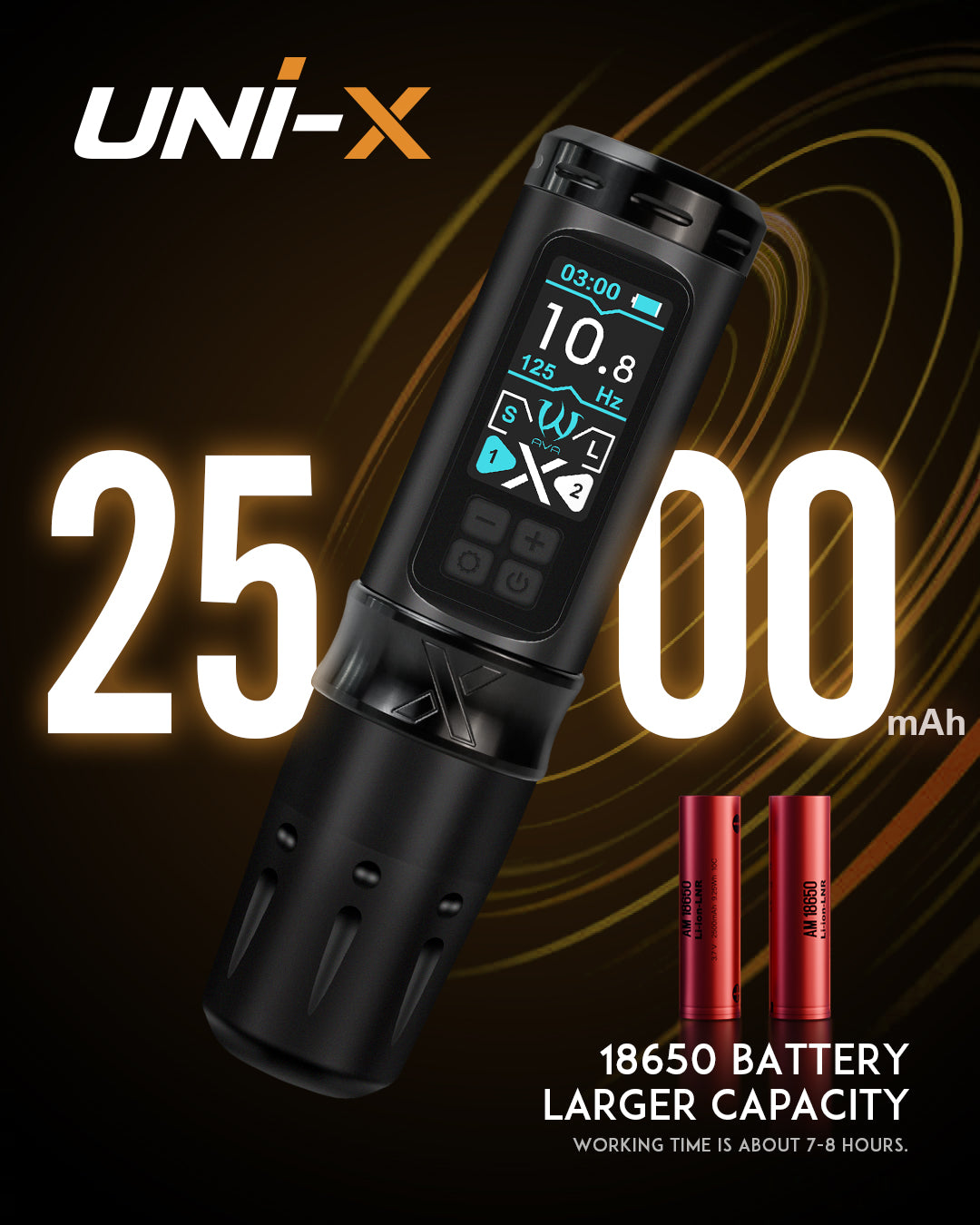 Ava Uni-X Wireless Pen Grey Stroke 3,5 mm x2 Batterie