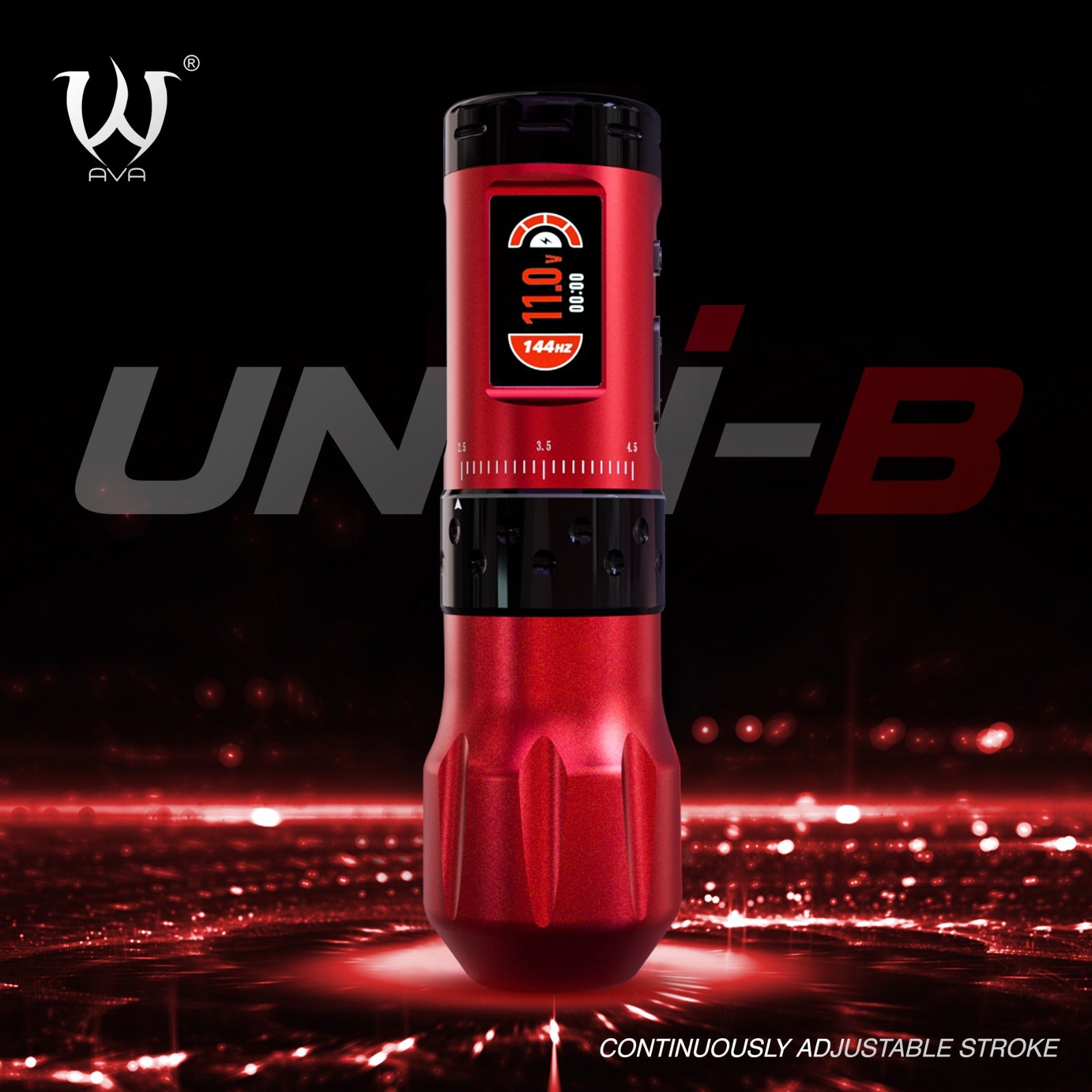 Ava Wireless Pen Stroke Regolabile UNi-B Red