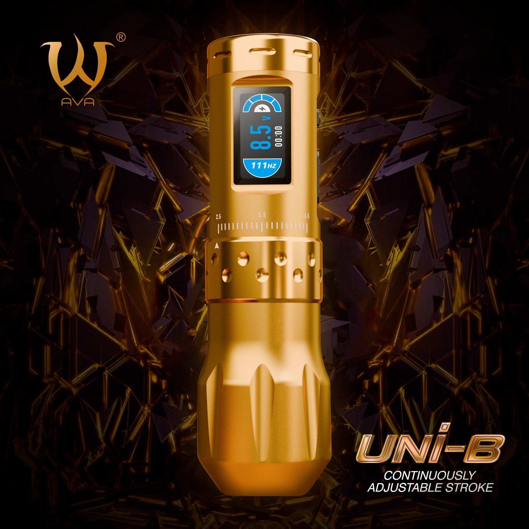 Ava Wireless Pen Stroke Regolabile UNi-B Gold