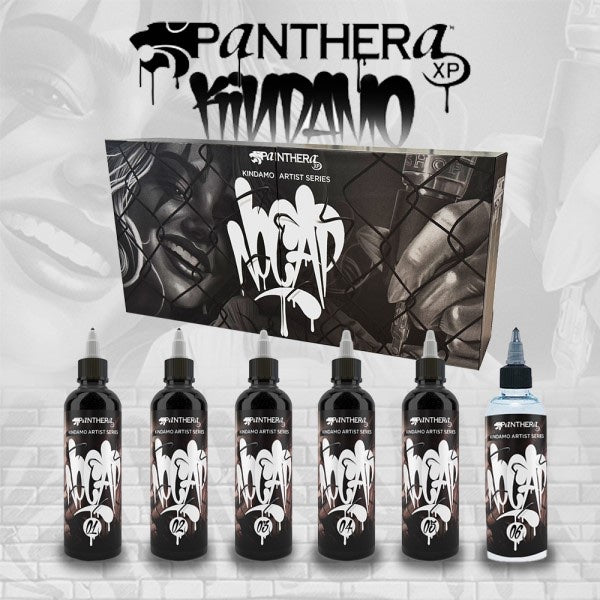 Panthera Ink Kindamo Tattoo Set - 6 x 150 ml