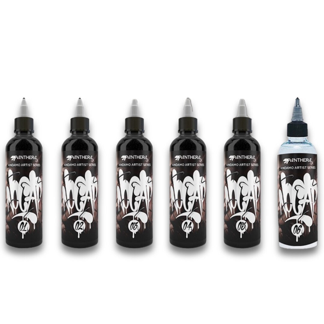 Panthera Ink Kindamo Tattoo Set - 6 x 150 ml