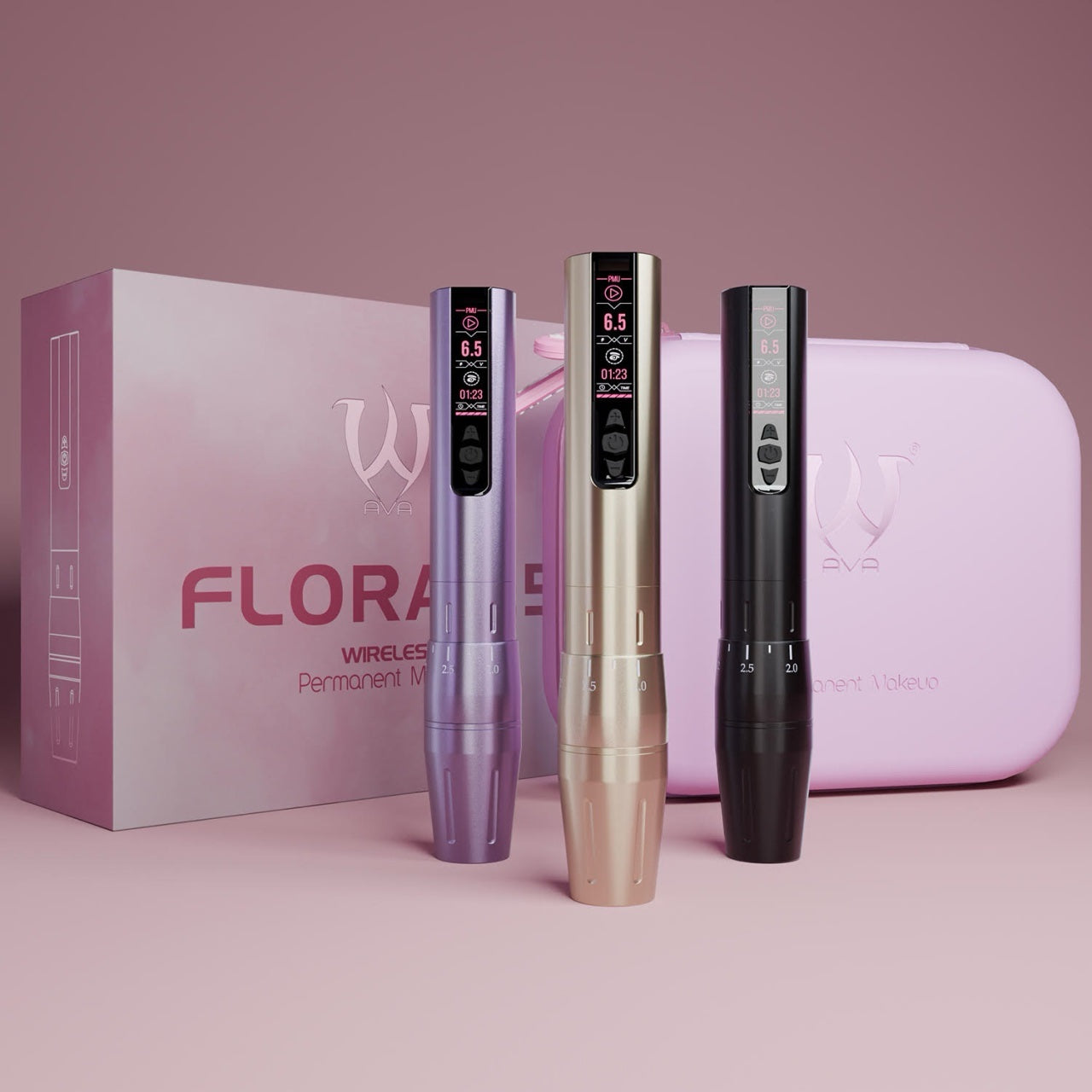 Ava E5 Pmu Wireless Pen Stroke Regolabile Purple x2 Batterie