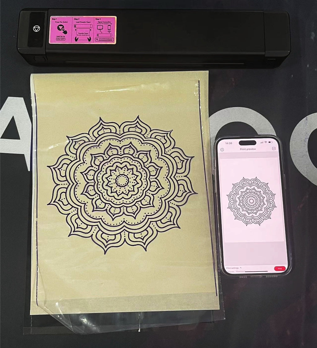 Transparent Thermal Transfer Paper - Clear Cut Stencils - 210x280mm - 25pz.