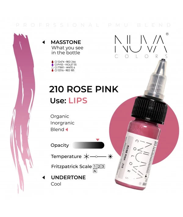 Nuva Colors – Rose Pink 15ML (REACH 2023)