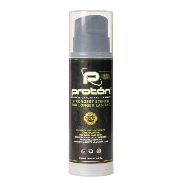 Proton - Sistema Airless di primer per stencil professionale 250ml (8.5oz) Black